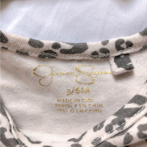 Jessica Simpson & Healthtex Denim Overalls, Jumpsuit, & Animal Print Onesies - Picture 8 of 9